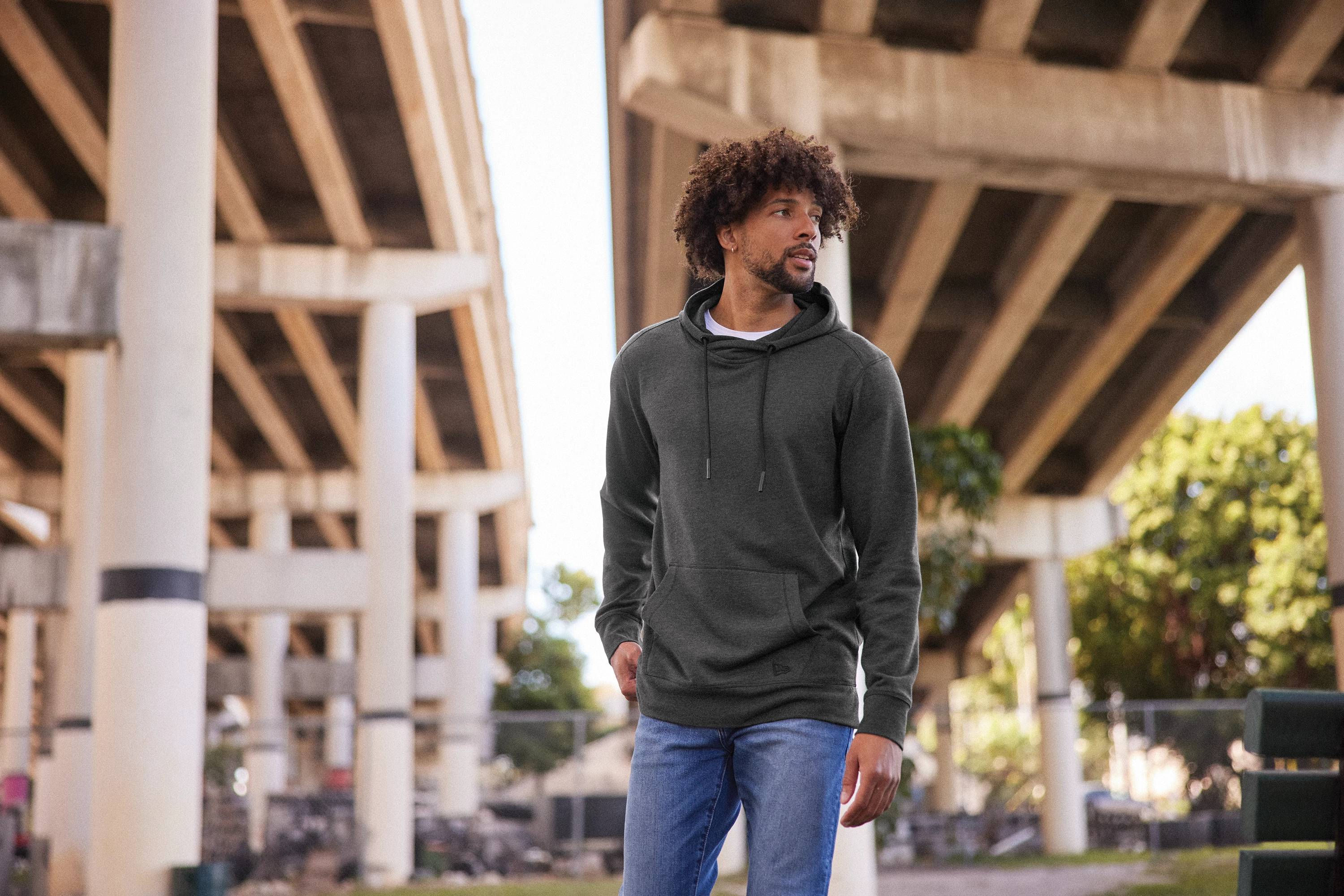 New Era Tri-Blend Fleece Pullover Hoodie | NEA510 | Thread Logic