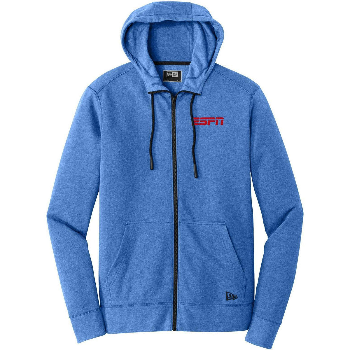 no-logo New Era Tri-Blend Fleece Full-Zip Hoodie-Full Zips-New Era-Thread Logic
