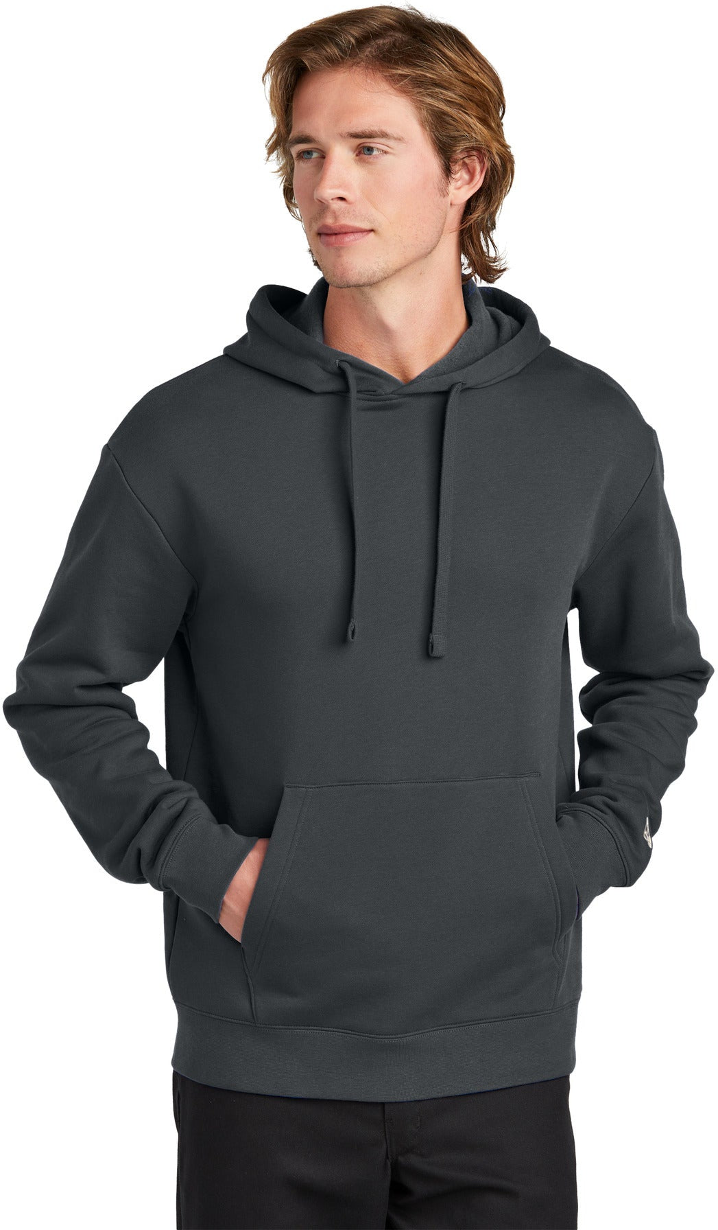 no-logo New Era Heritage Fleece Pullover Hoodie-New Era-Thread Logic