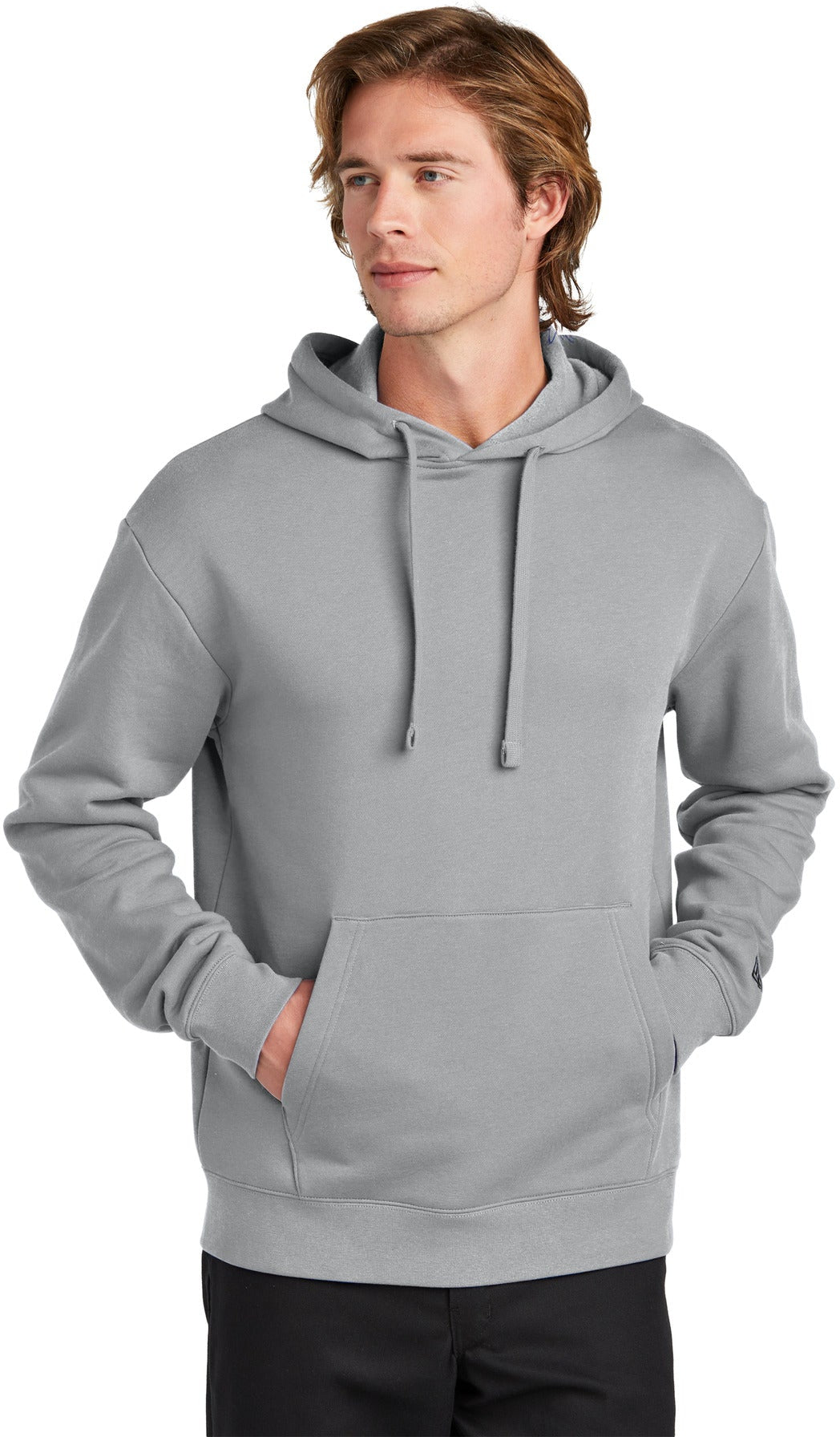 no-logo New Era Heritage Fleece Pullover Hoodie-New Era-Thread Logic