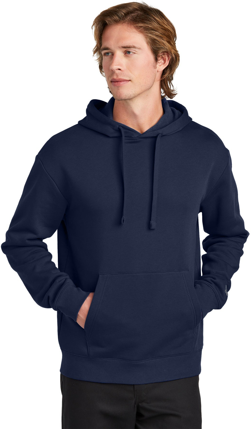 no-logo New Era Heritage Fleece Pullover Hoodie-New Era-Thread Logic