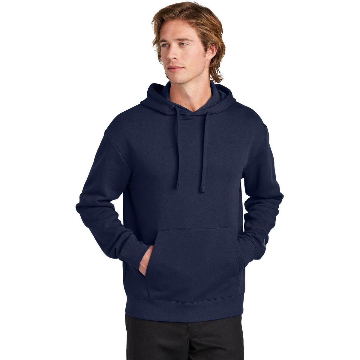 no-logo New Era Heritage Fleece Pullover Hoodie-New Era-Thread Logic