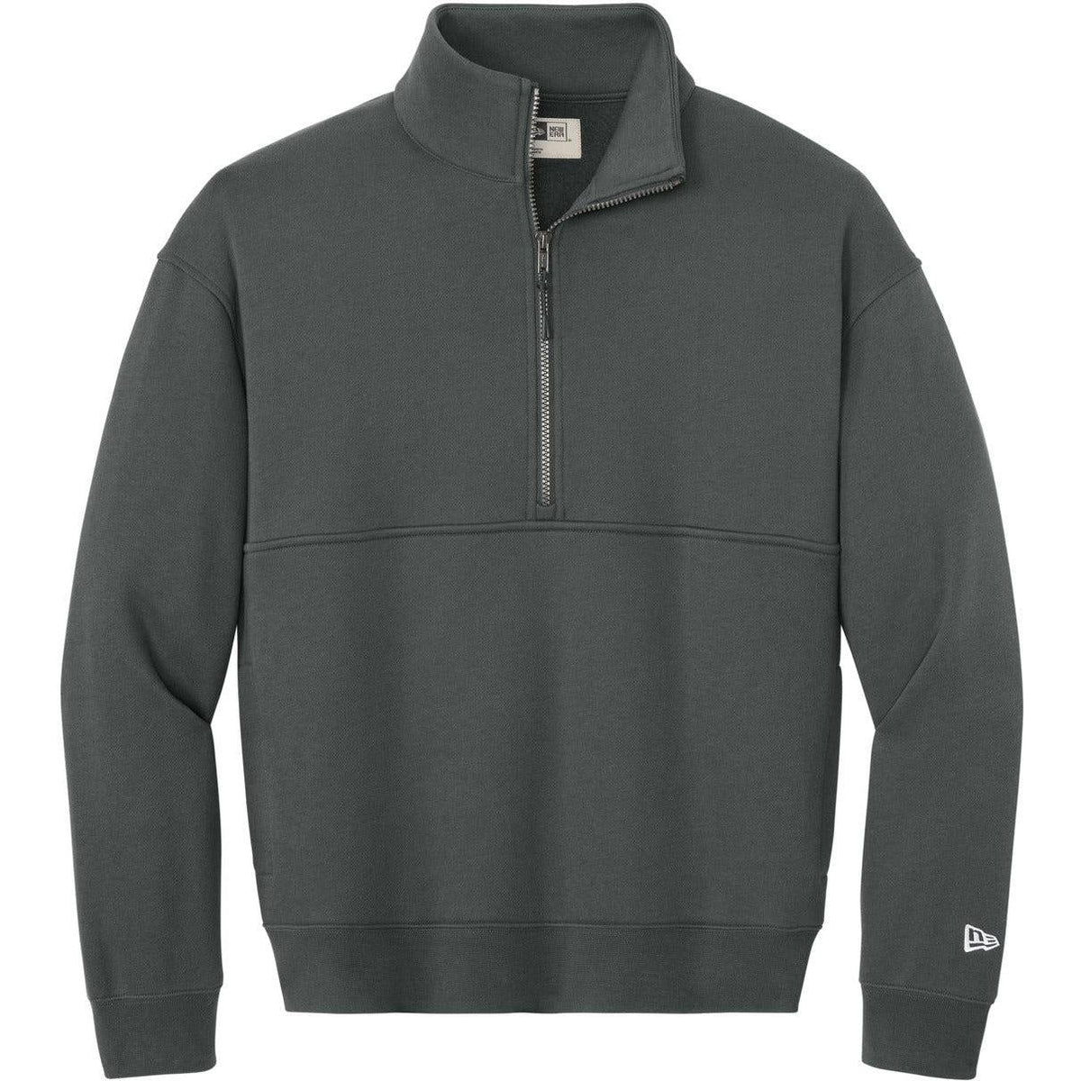 no-logo New Era Heritage Fleece 1/2-Zip