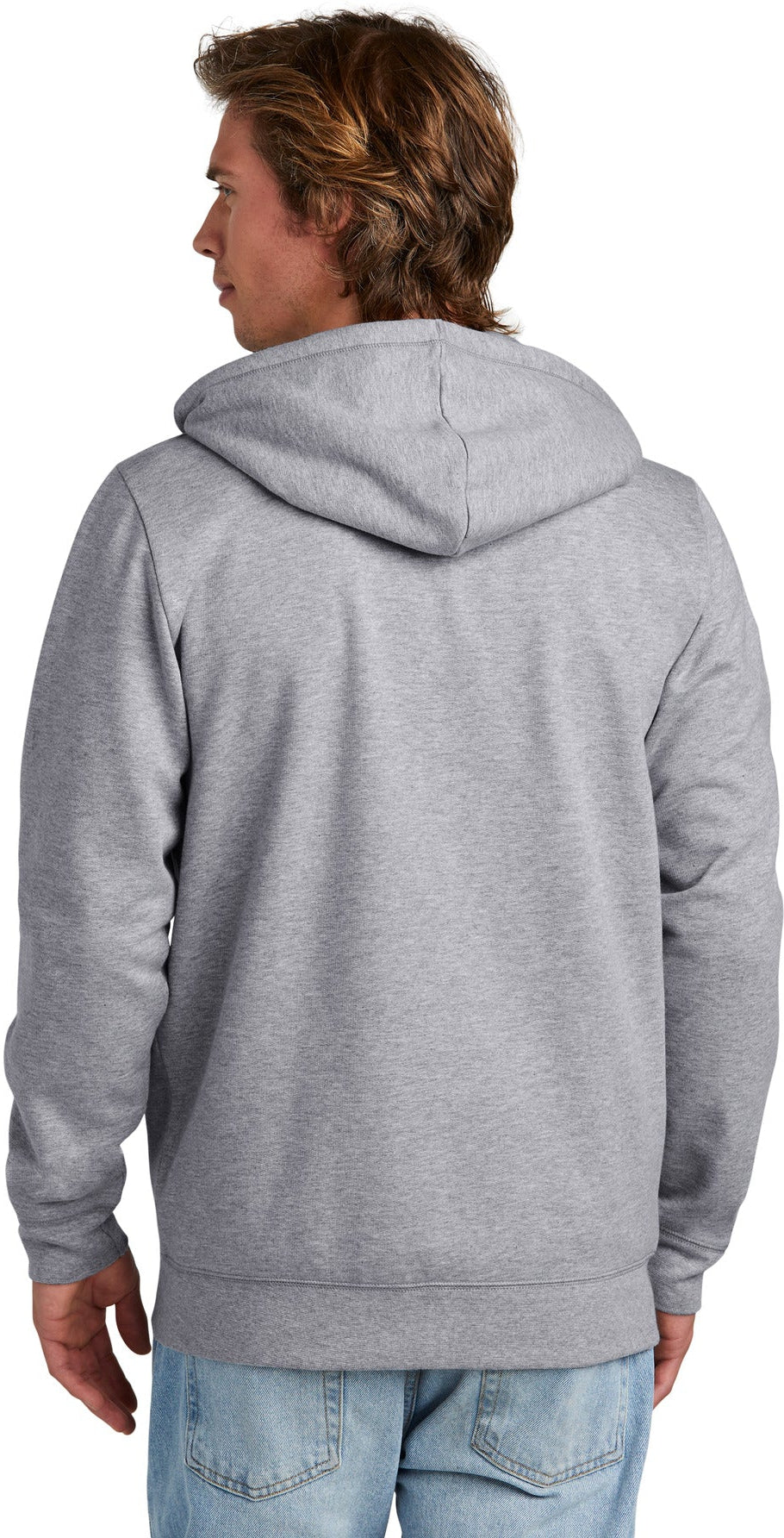 no-logo New Era Comeback Fleece Full-Zip Hoodie-New Era-Thread Logic