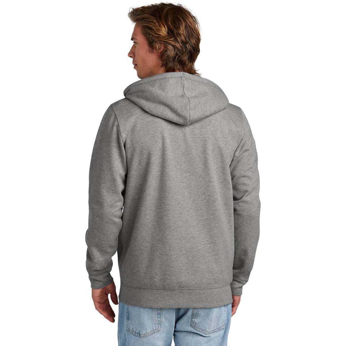 no-logo New Era Comeback Fleece Full-Zip Hoodie-New Era-Thread Logic