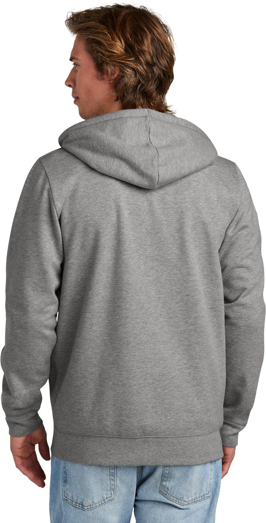 no-logo New Era Comeback Fleece Full-Zip Hoodie-New Era-Thread Logic