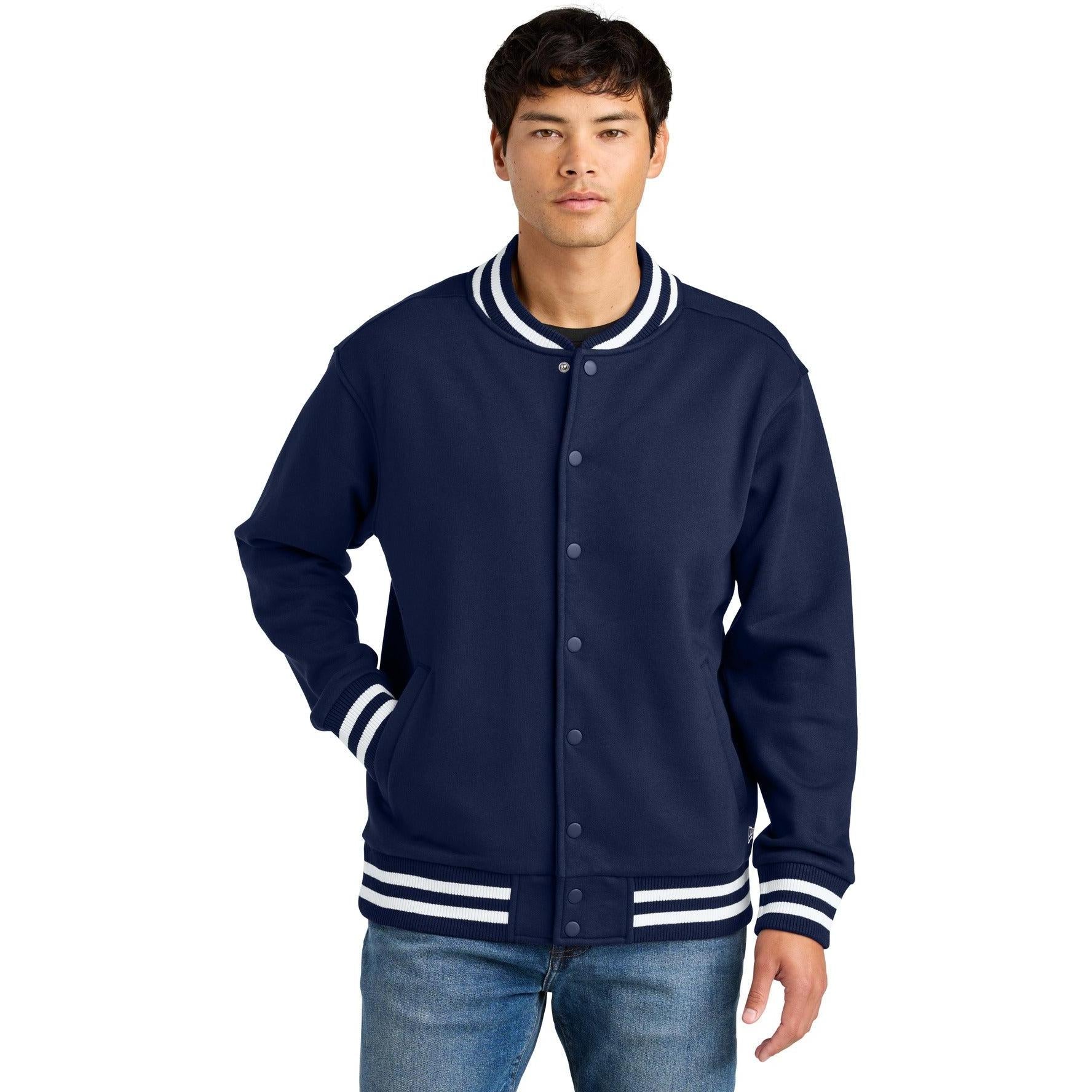 New Era Varsity Heavyweight Fleece Jacket With Your Logo | Thread