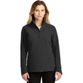 no-logo CLOSEOUT - The North Face Ladies Tech Stretch Soft Shell Jacket-The North Face-TNF Black-2XL-Thread Logic