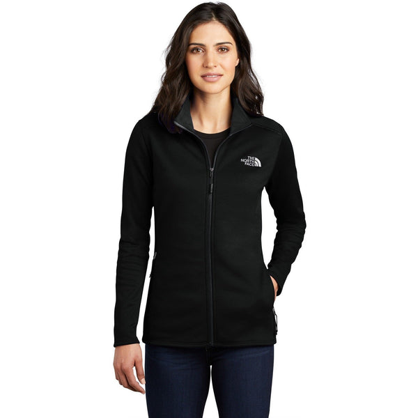 no-logo CLOSEOUT - The North Face Ladies Skyline Full-Zip Fleece Jacket-The North Face-TNF Black-S-Thread Logic
