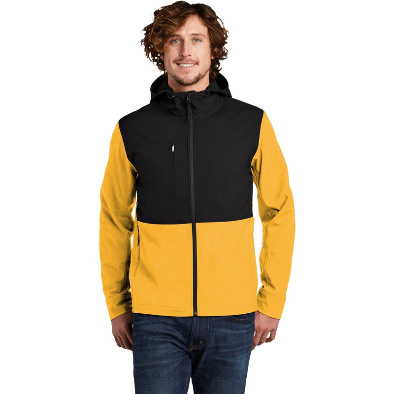 no-logo CLOSEOUT - The North Face Castle Rock Hooded Soft Shell Jacket-The North Face-TNF Yellow-2XL-Thread Logic
