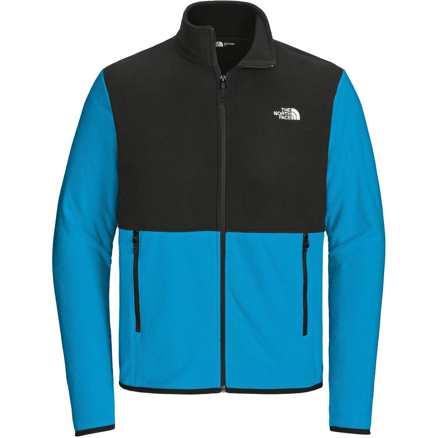 The North Face Glacier Full-Zip Fleece Jacket-The North Face-Hero Blue/TNF Black-S-Thread Logic