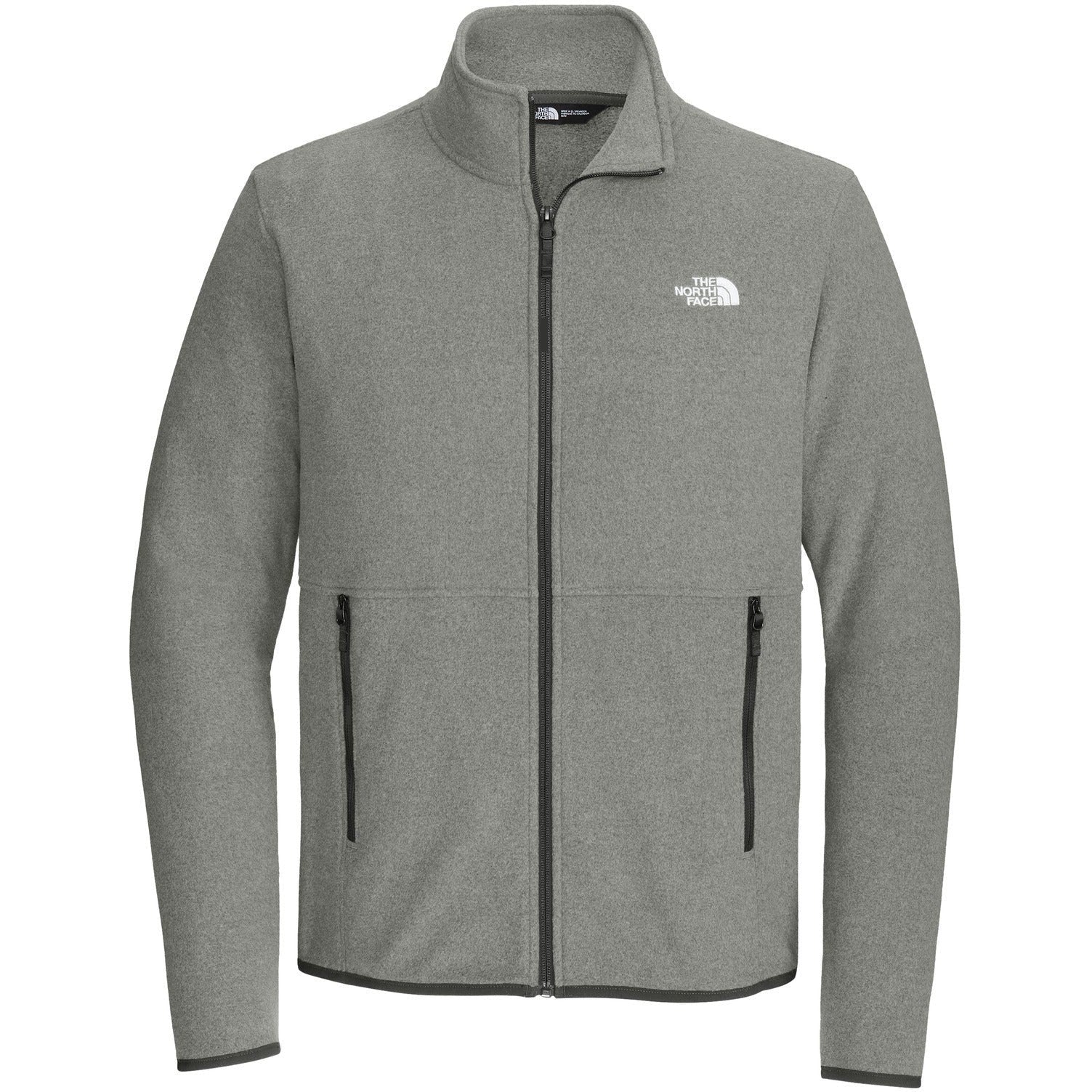The North Face Glacier Full-Zip Fleece Jacket-The North Face-TNF Medium Grey Heather-S-Thread Logic