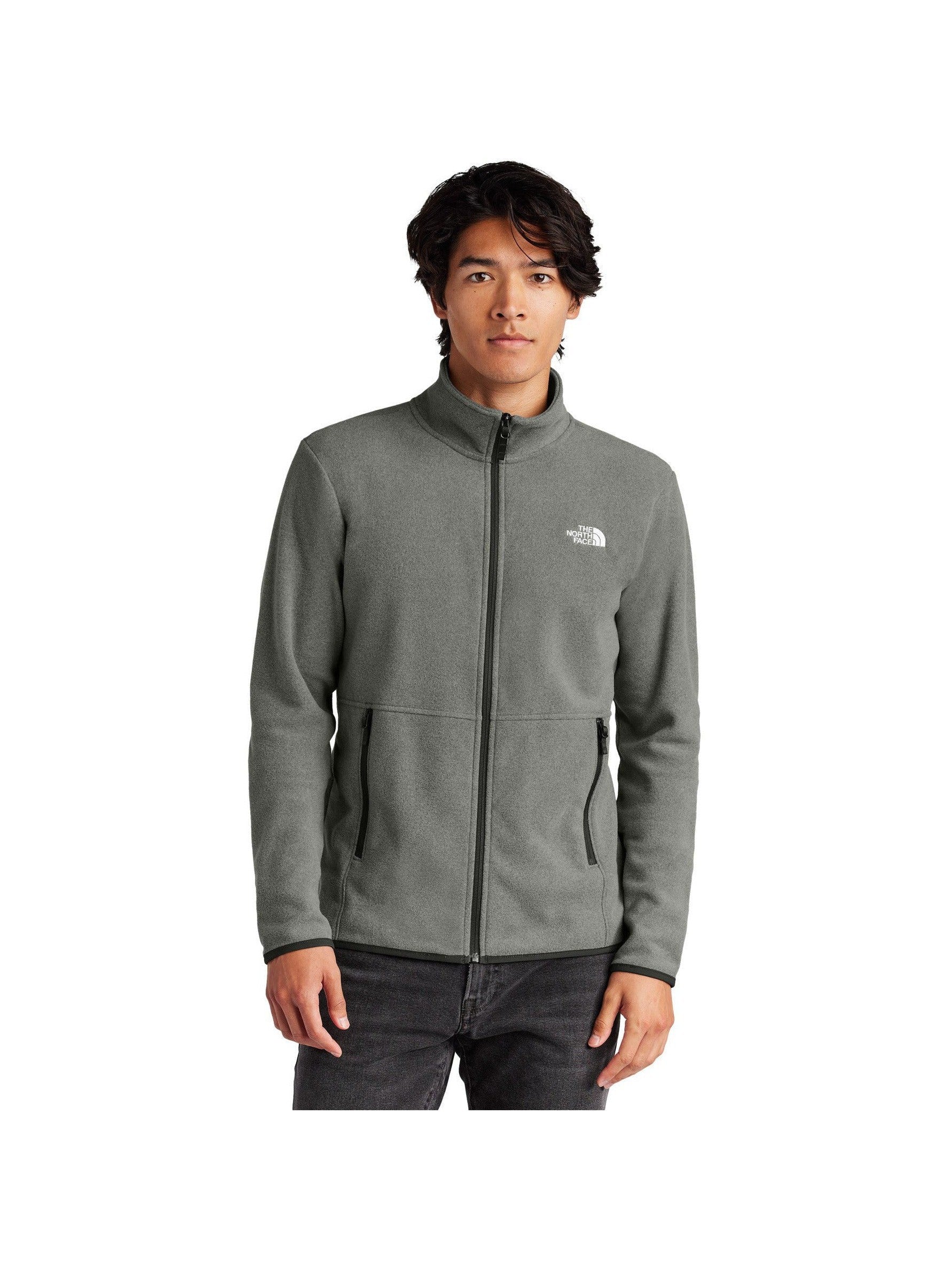 no-logo The North Face Glacier Full-Zip Fleece Jacket-The North Face-Thread Logic