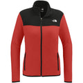 The North Face Ladies Glacier Full-Zip Fleece Jacket-The North Face-Rage Red /TNF Black-S-Thread Logic