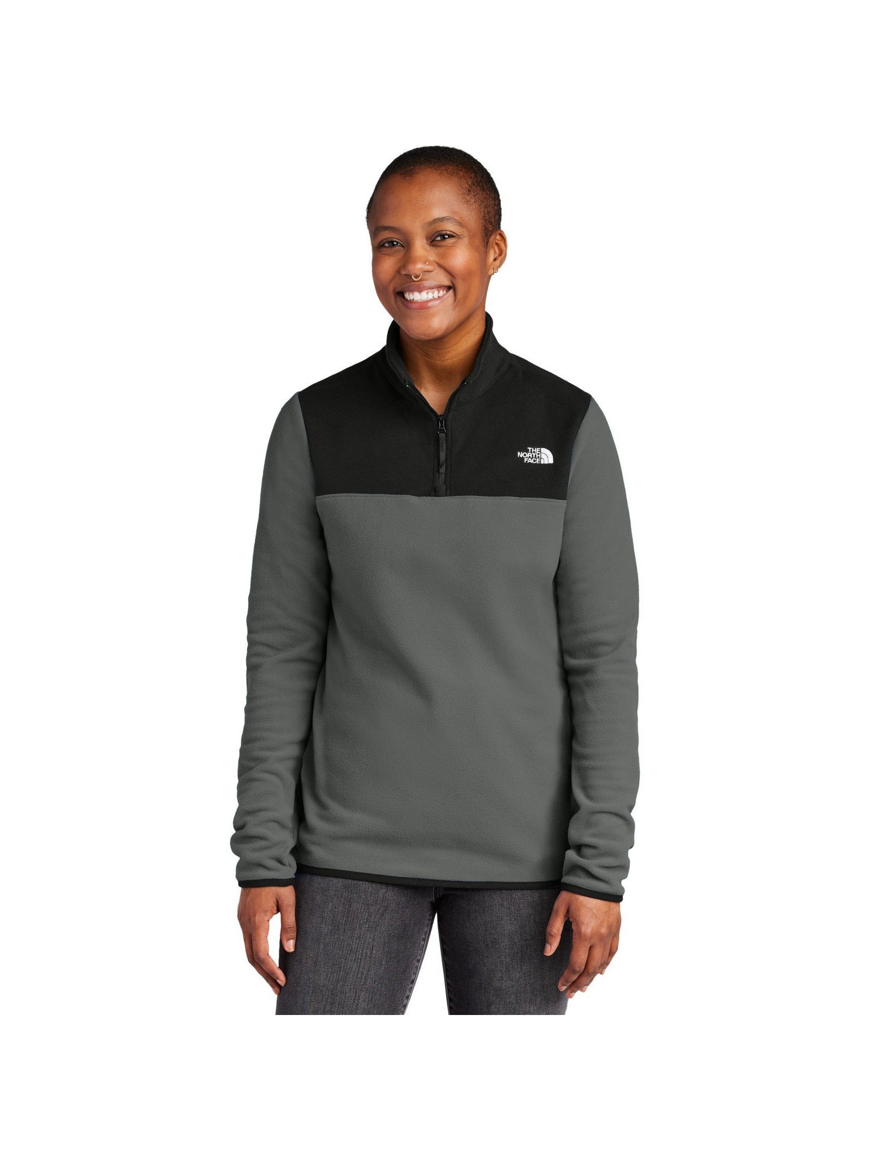 no-logo The North Face Ladies Glacier 1/4-Zip Fleece-The North Face-Thread Logic