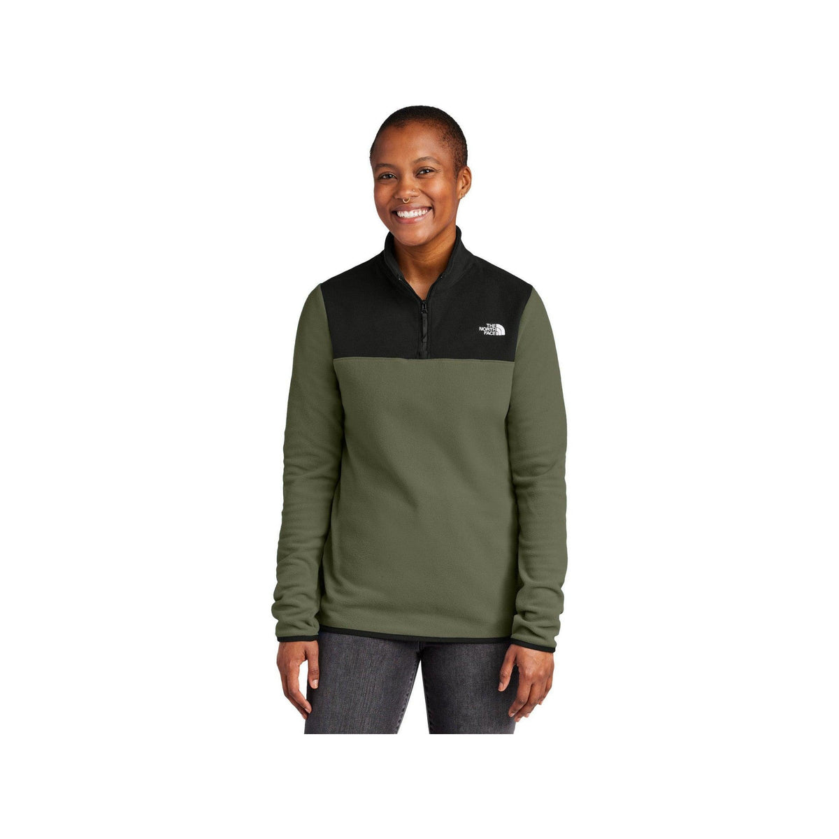 no-logo The North Face Ladies Glacier 1/4-Zip Fleece-The North Face-Thread Logic