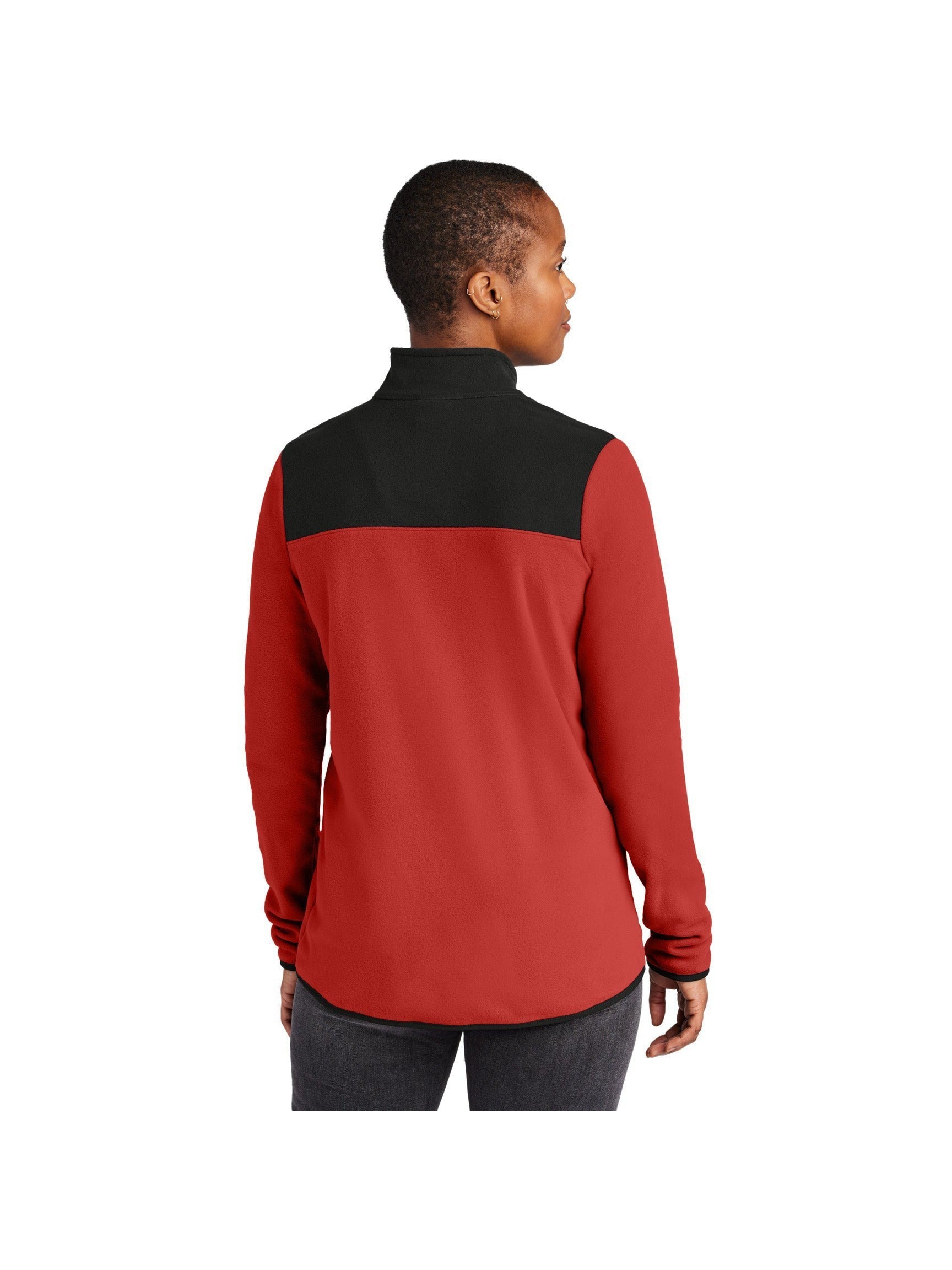 no-logo The North Face Ladies Glacier 1/4-Zip Fleece-The North Face-Thread Logic