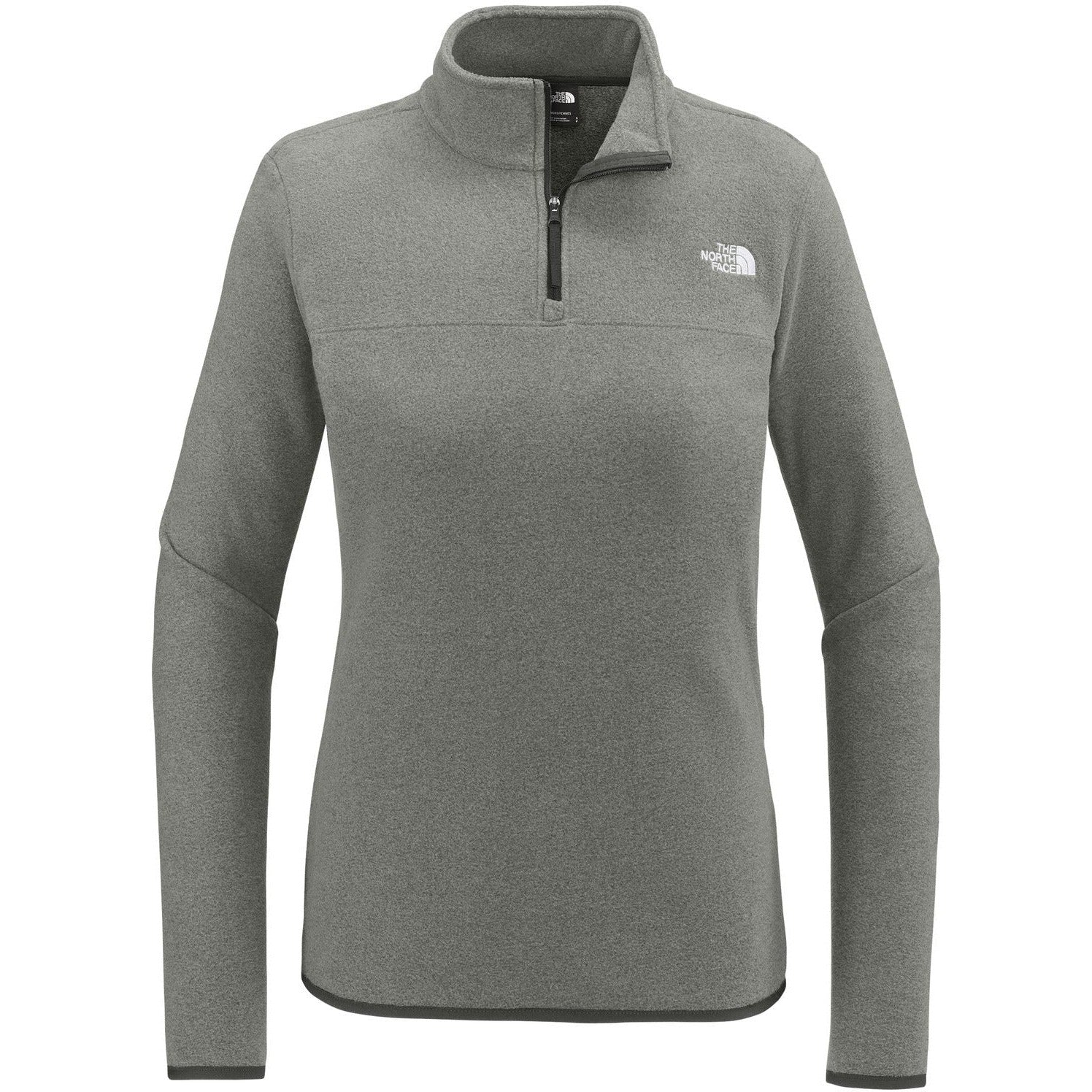 The North Face Ladies Glacier 1/4-Zip Fleece-The North Face-TNF Medium Grey Heather-S-Thread Logic