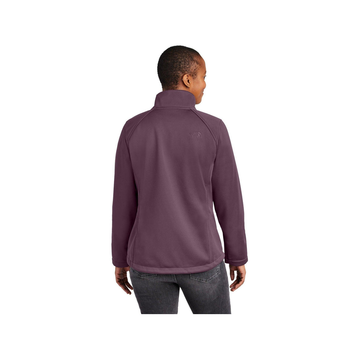no-logo The North Face Ladies Chest Logo Ridgewall Soft Shell Jacket-The North Face-Thread Logic
