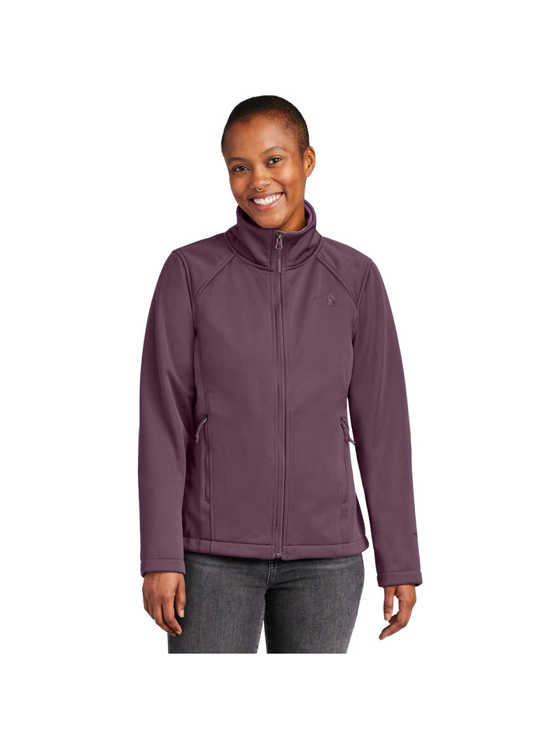 no-logo The North Face Ladies Chest Logo Ridgewall Soft Shell Jacket-The North Face-Thread Logic