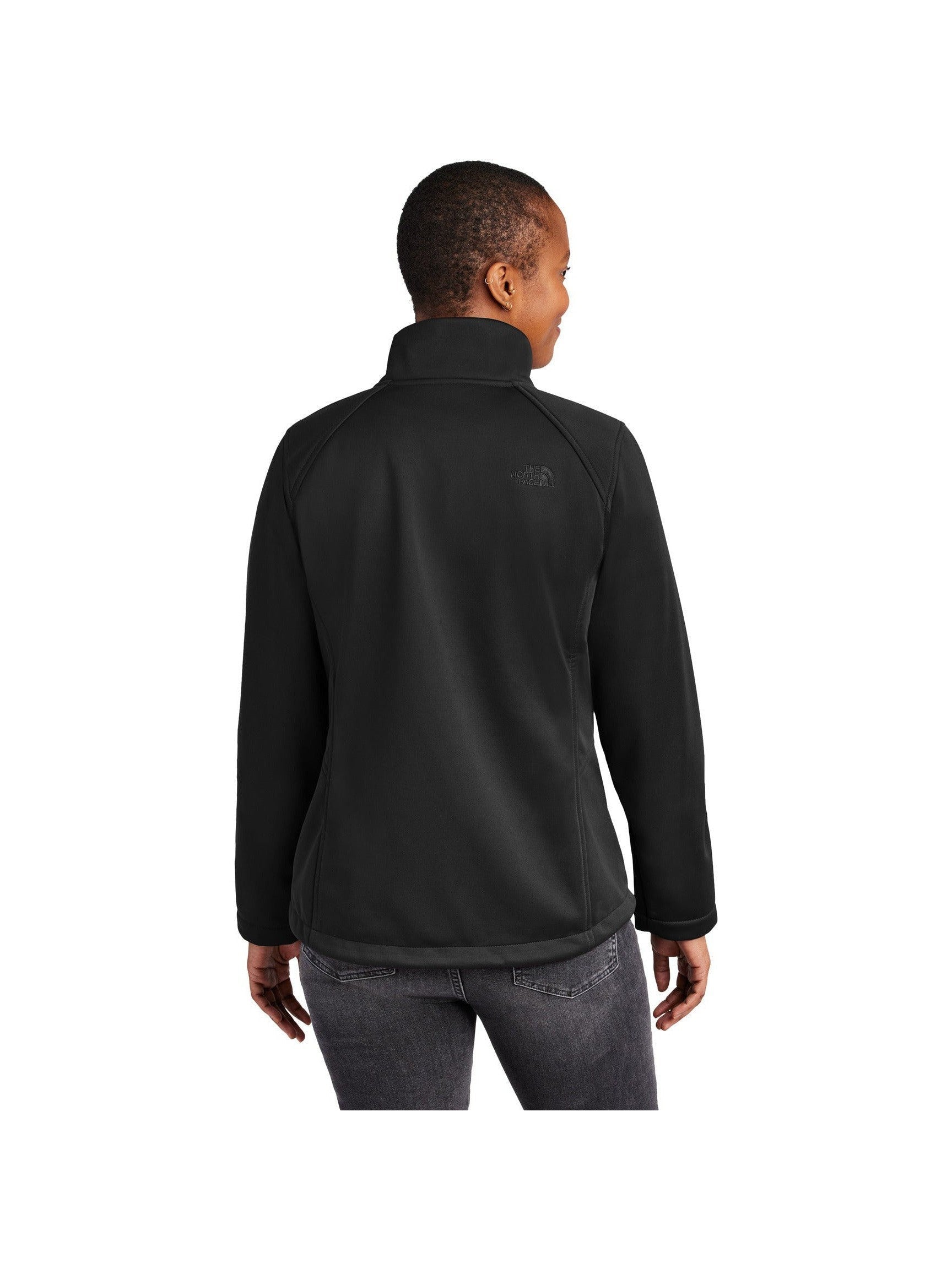 no-logo The North Face Ladies Chest Logo Ridgewall Soft Shell Jacket-The North Face-Thread Logic