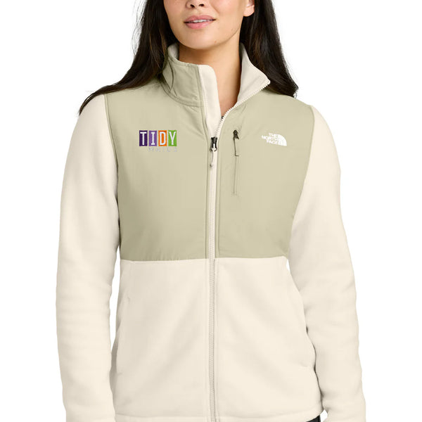 Selling womens north face zip up jacket medium