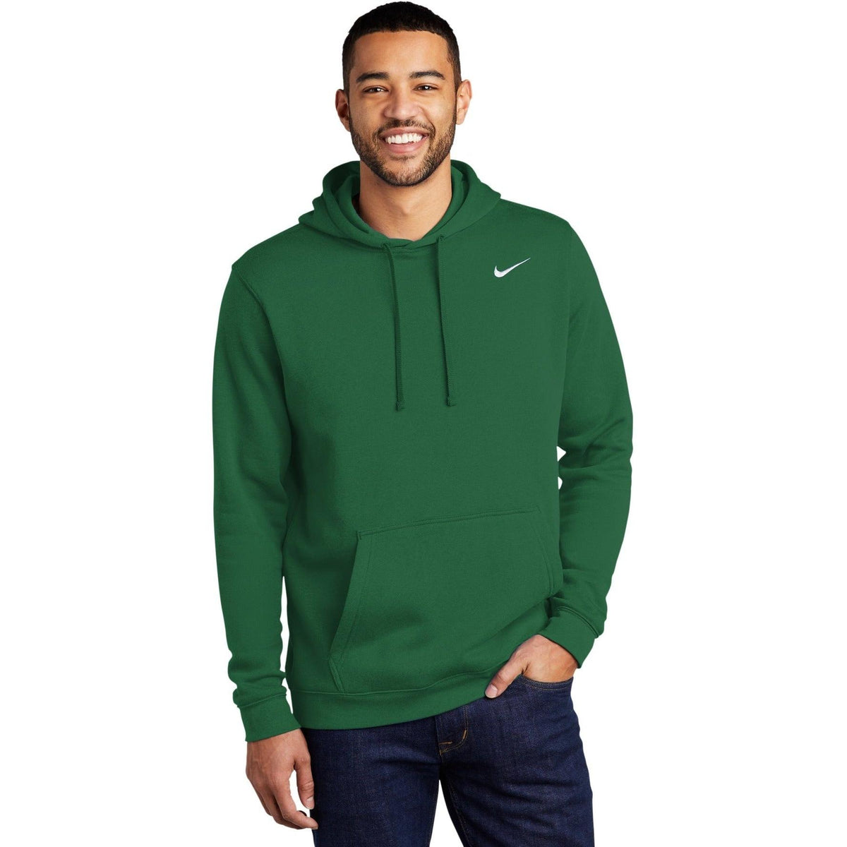 no-logo NIKE Club Fleece Pullover Hoodie-Regular-NIKE-Thread Logic