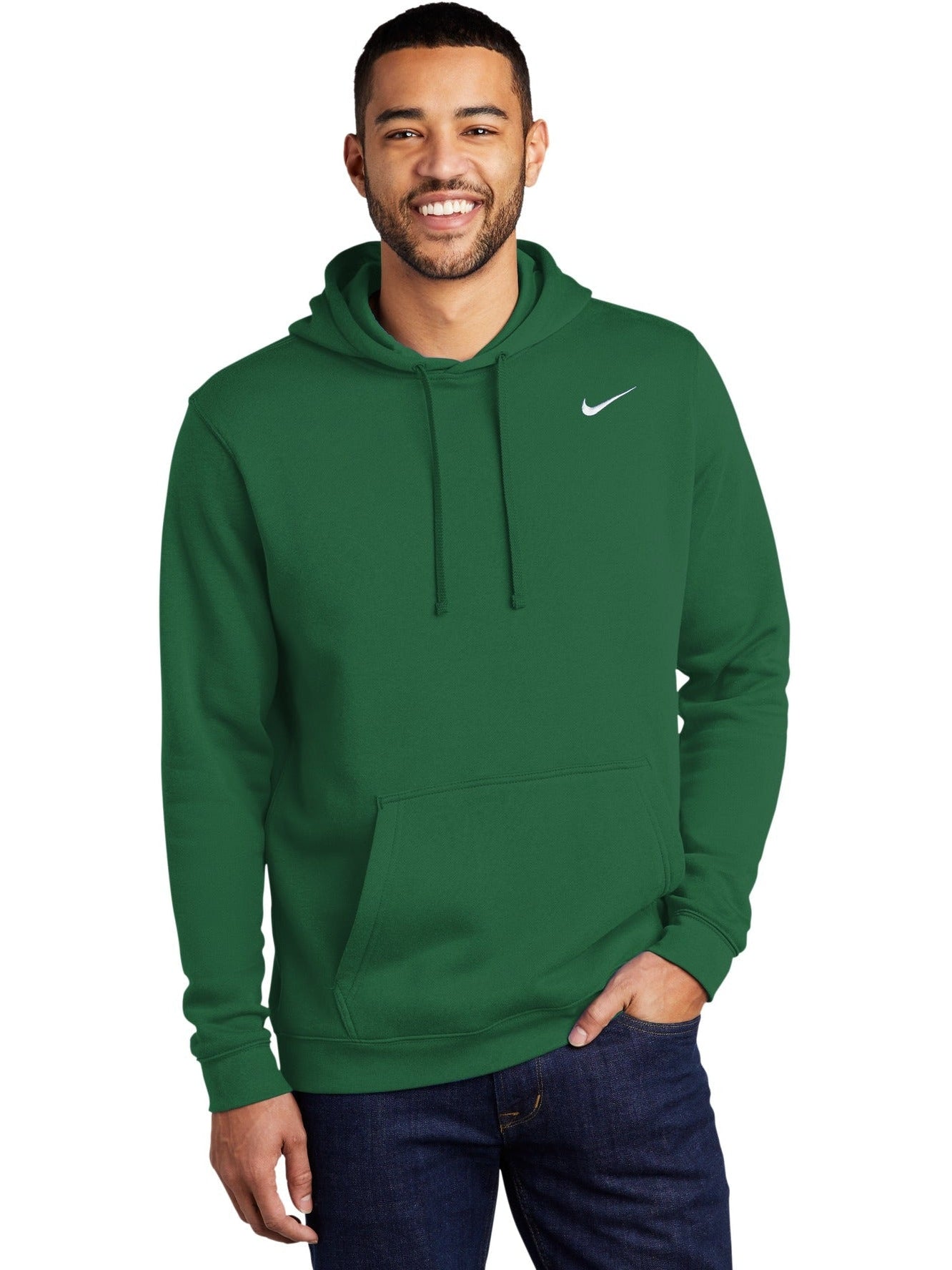 no-logo NIKE Club Fleece Pullover Hoodie-Regular-NIKE-Thread Logic