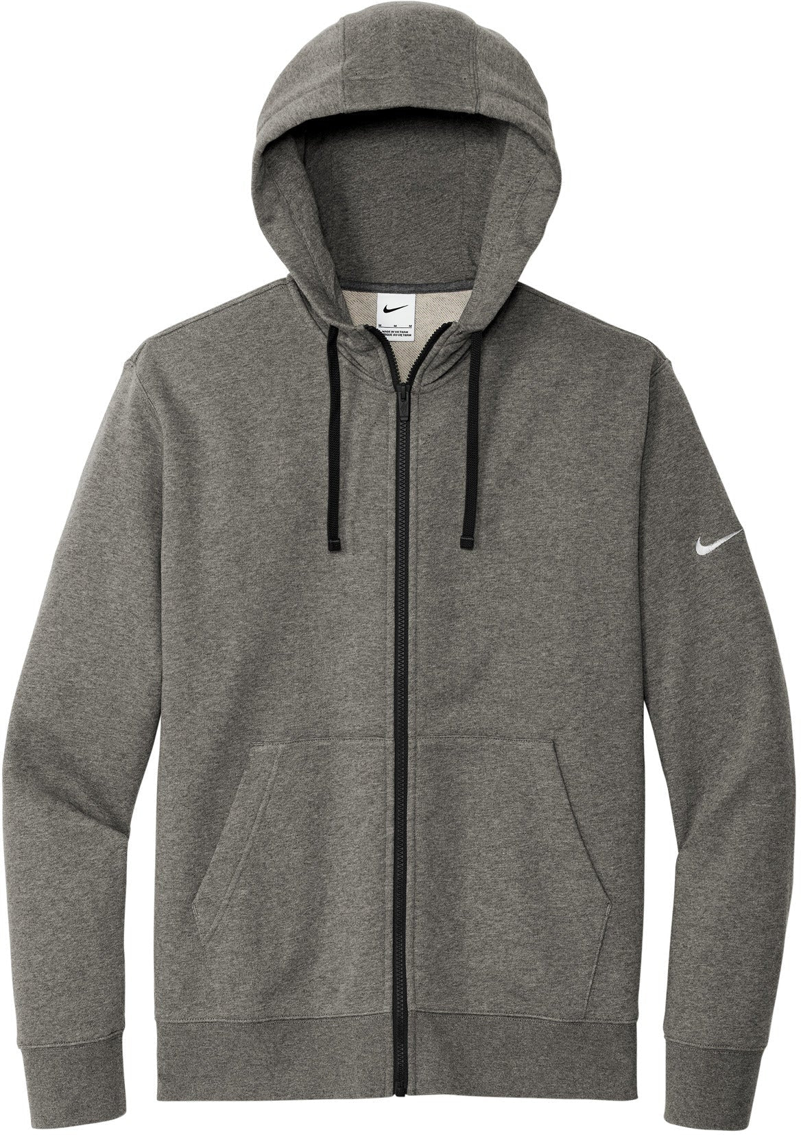 新品未使用！C SLIT SLEEVE COMPACT ZIPUPHOODIE Nike Club Fleece Sleeve Swoosh Full-Zip Hoodie NKDR1513 – SanMar