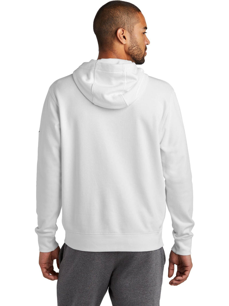 White nike fleece outlet hoodie