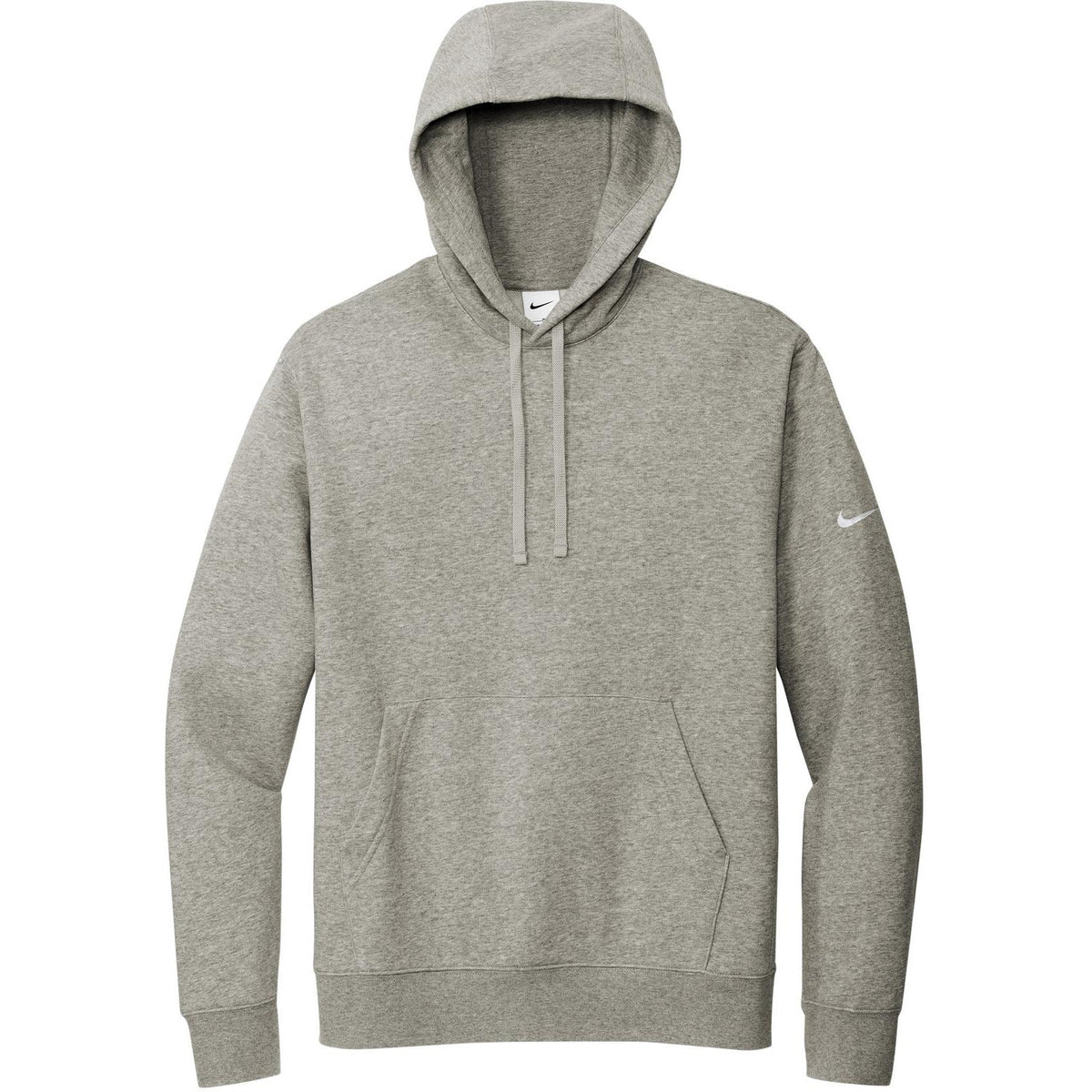 no-logo NIKE Club Fleece Sleeve Swoosh Pullover Hoodie