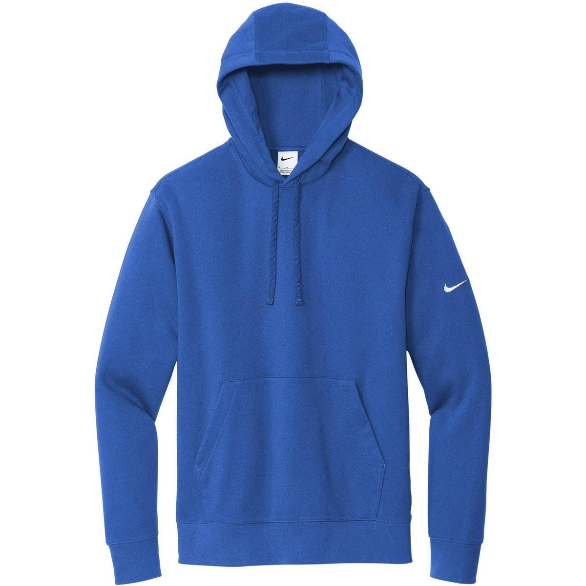 no-logo NIKE Club Fleece Sleeve Swoosh Pullover Hoodie
