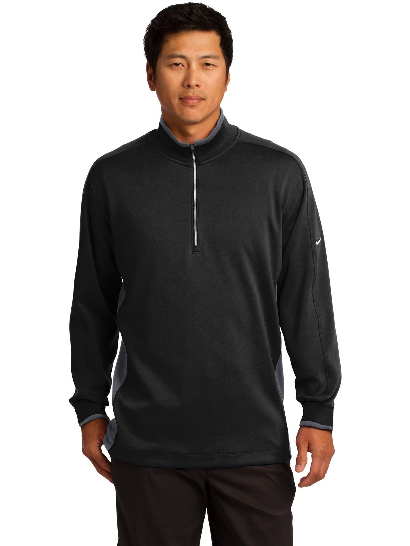 no-logo NIKE Dri-FIT 1/2-Zip Cover-Up-Regular-NIKE-Thread Logic
