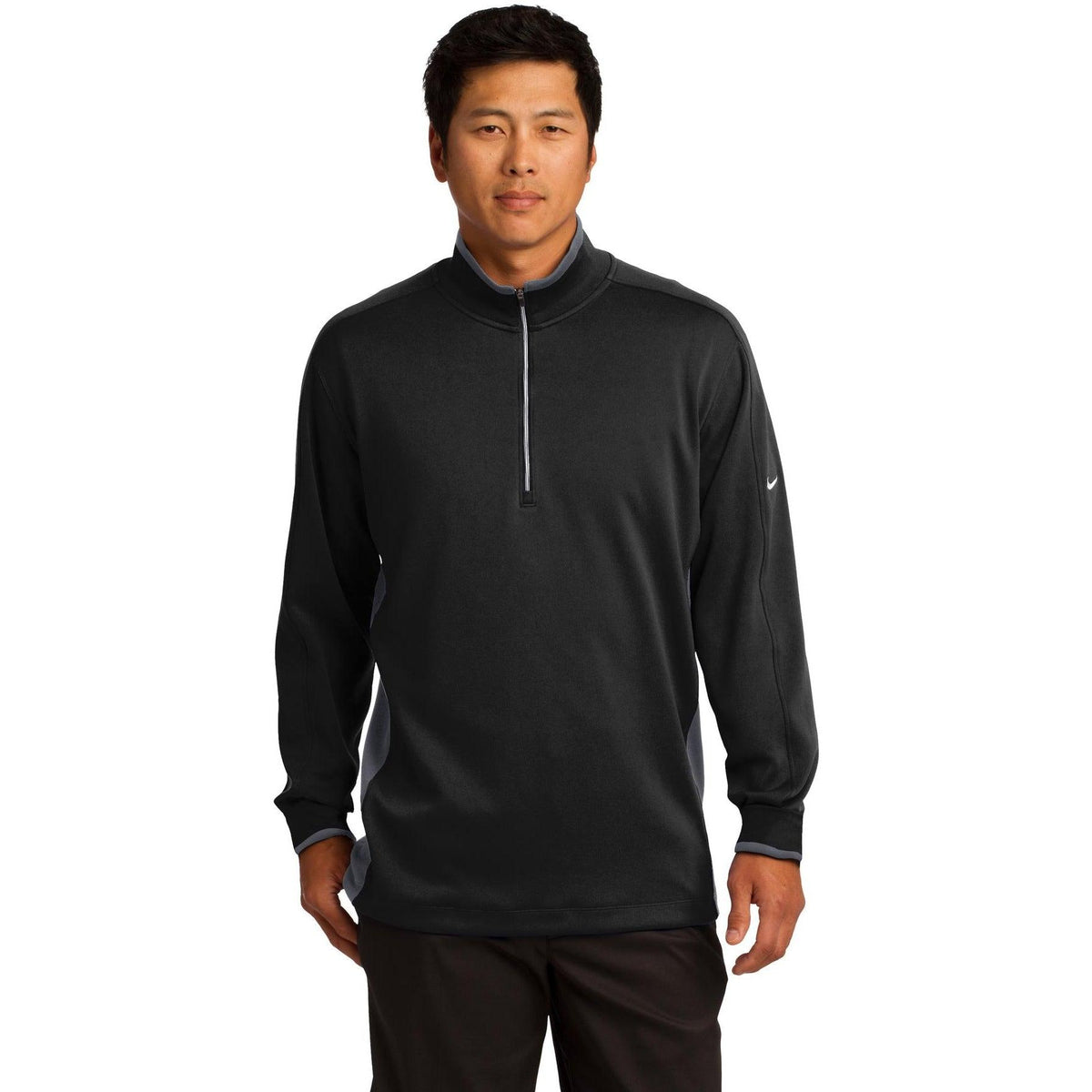 no-logo NIKE Dri-FIT 1/2-Zip Cover-Up-Quarter Zips-Nike-Thread Logic