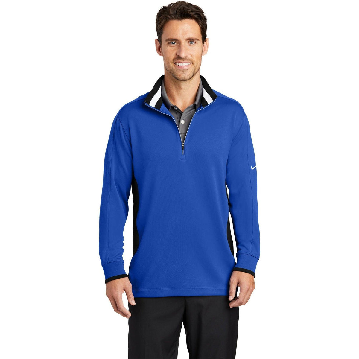 no-logo NIKE Dri-FIT 1/2-Zip Cover-Up-Quarter Zips-Nike-Thread Logic