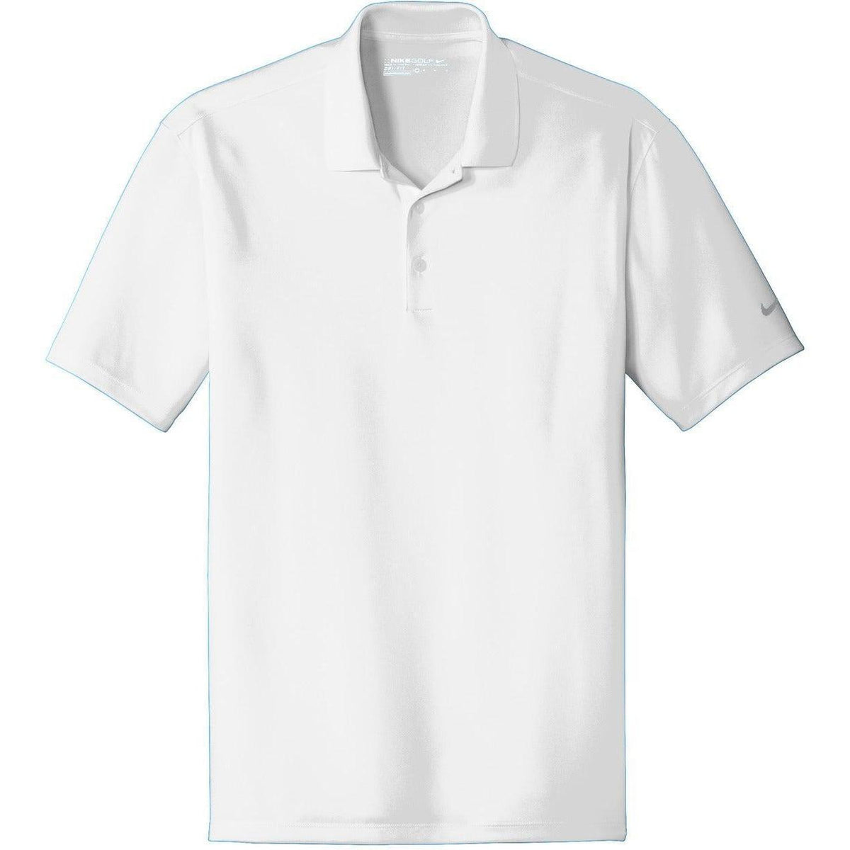 no-logo NIKE Dri-FIT Classic Fit Players Polo with Flat Knit Collar