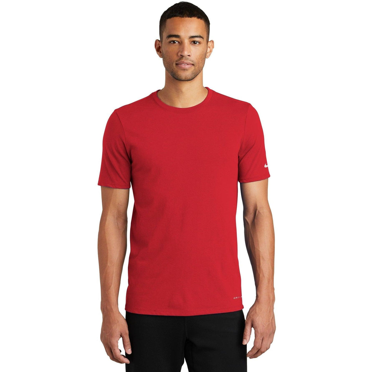 no-logo NIKE Dri-FIT Cotton/Poly Tee-Polos-Nike-Thread Logic