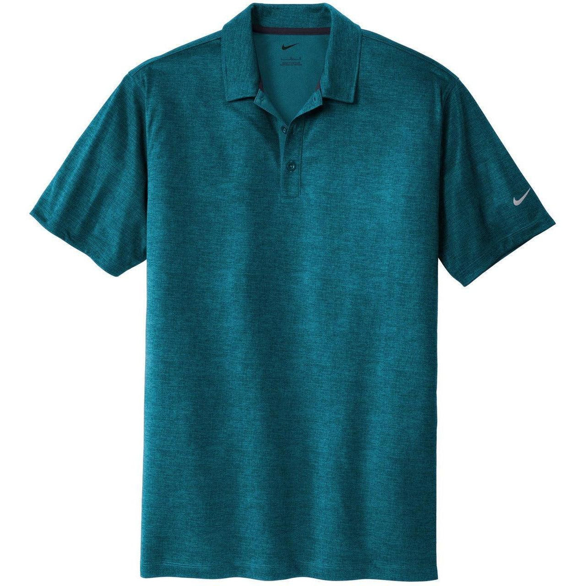 no-logo CLOSEOUT - NIKE Dri-FIT Crosshatch Polo-Active-Nike-Blustery/Navy-S-Thread Logic
