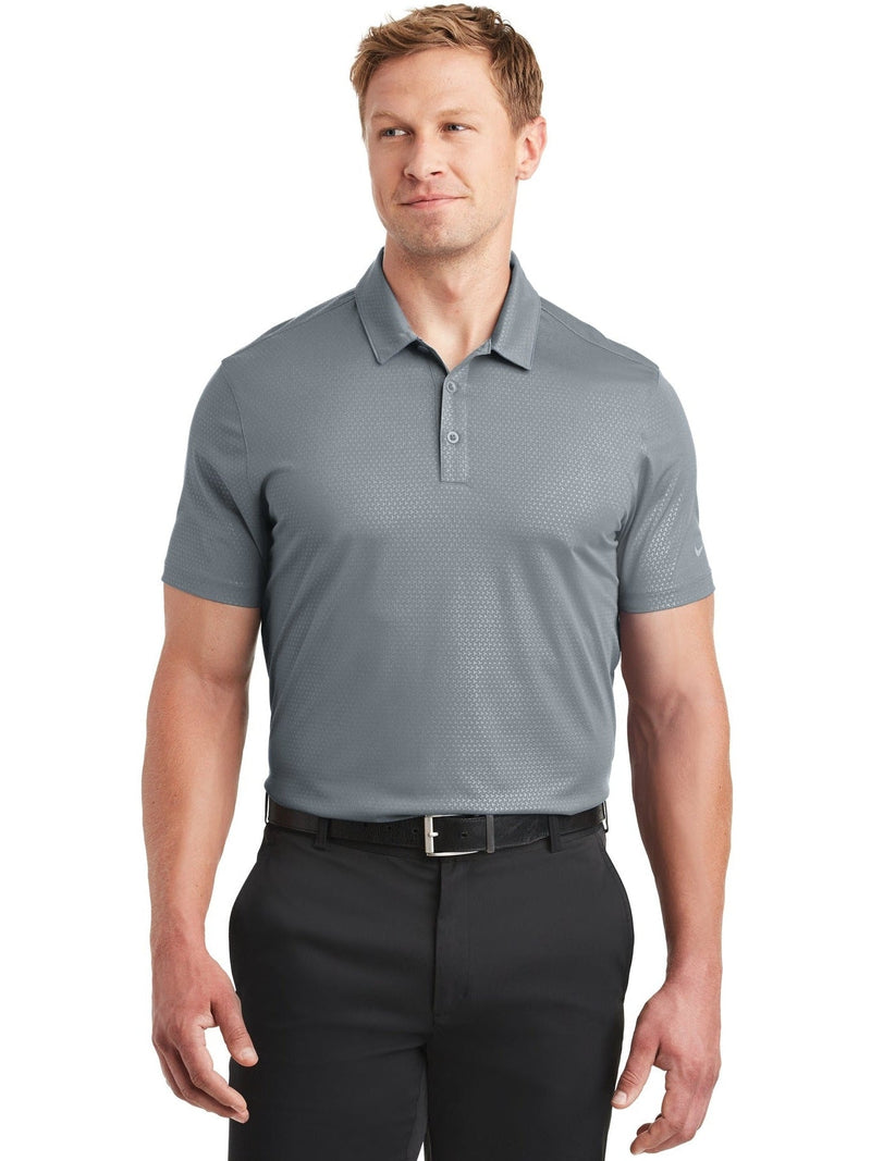 no-logo NIKE Dri-FIT Embossed Tri-Blade Polo-Regular-NIKE-Thread Logic