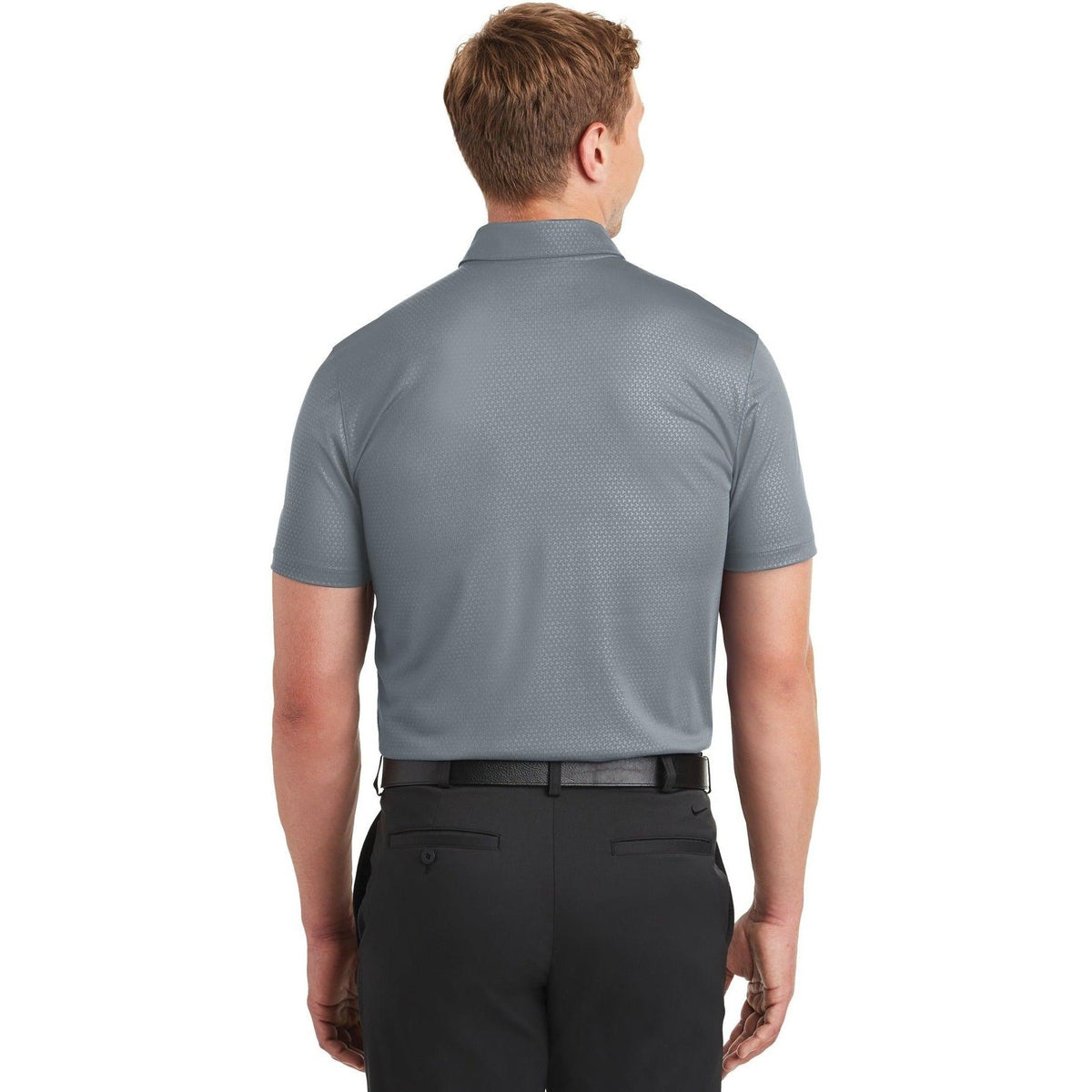no-logo NIKE Dri-FIT Embossed Tri-Blade Polo-Regular-Nike-Thread Logic