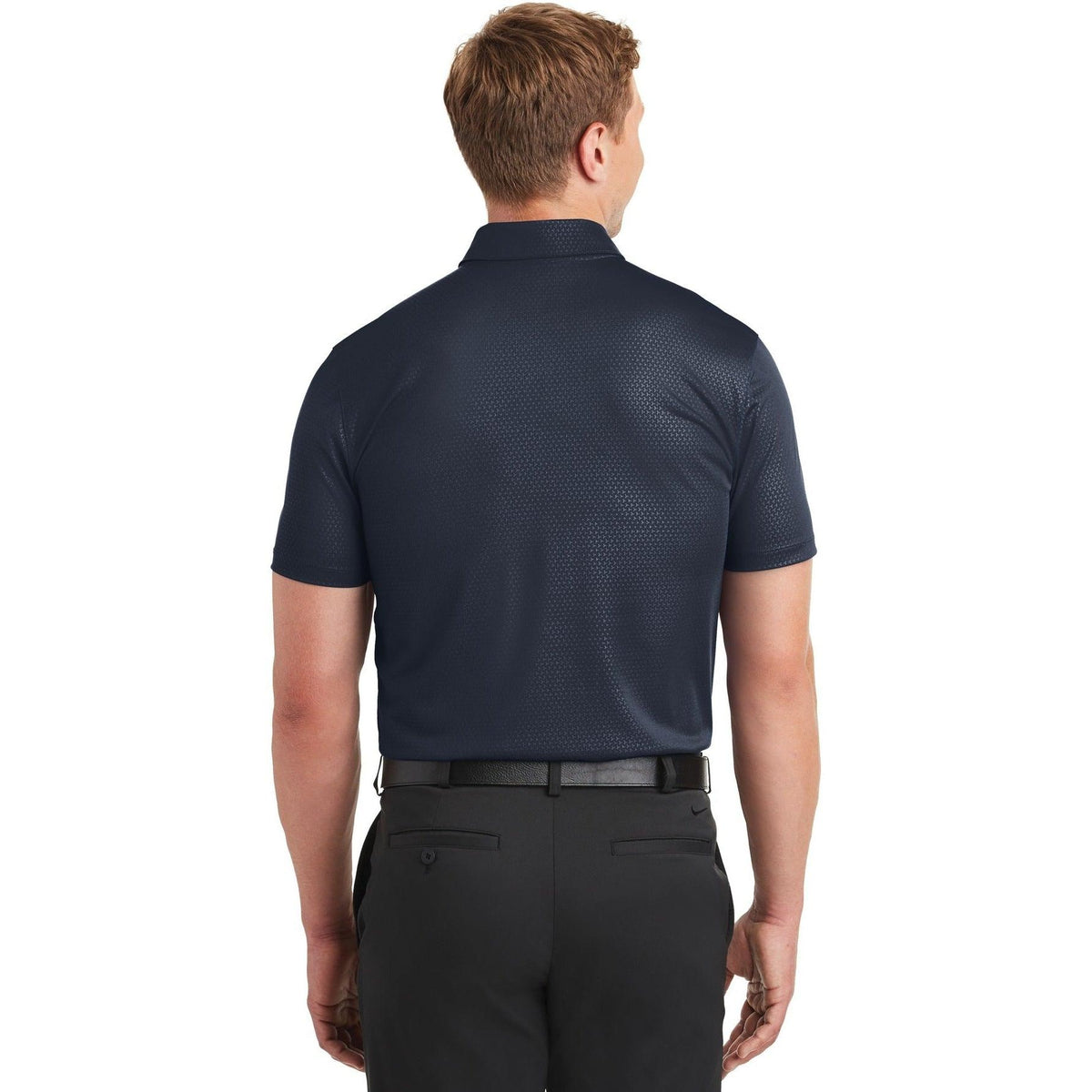 no-logo NIKE Dri-FIT Embossed Tri-Blade Polo-Regular-Nike-Thread Logic