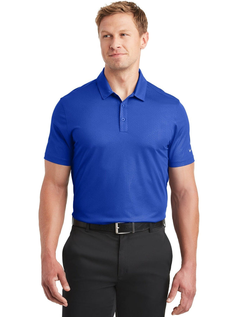 no-logo NIKE Dri-FIT Embossed Tri-Blade Polo-Regular-NIKE-Thread Logic