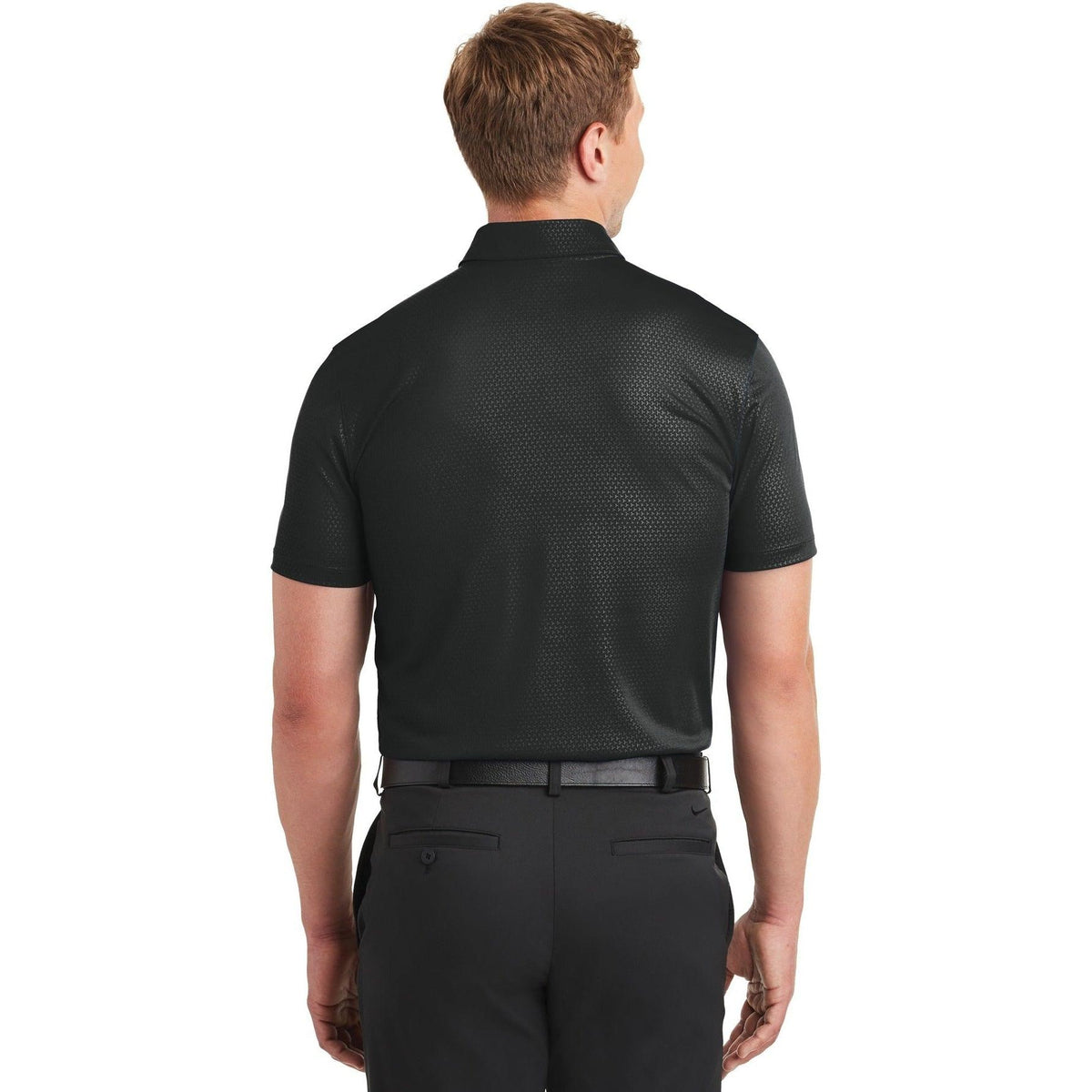 no-logo NIKE Dri-FIT Embossed Tri-Blade Polo-Regular-Nike-Thread Logic