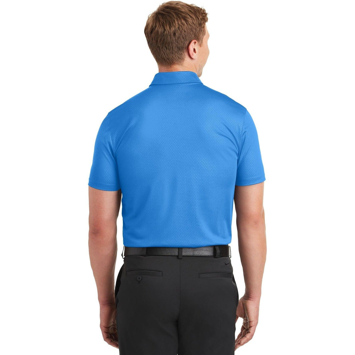 no-logo NIKE Dri-FIT Embossed Tri-Blade Polo-Regular-Nike-Thread Logic