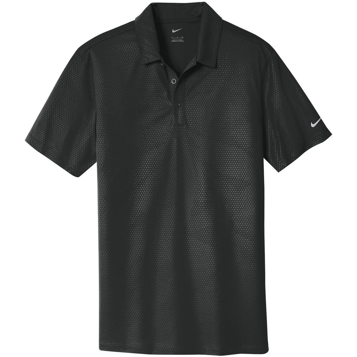 no-logo NIKE Dri-FIT Embossed Tri-Blade Polo-Regular-Nike-Black-XS-Thread Logic