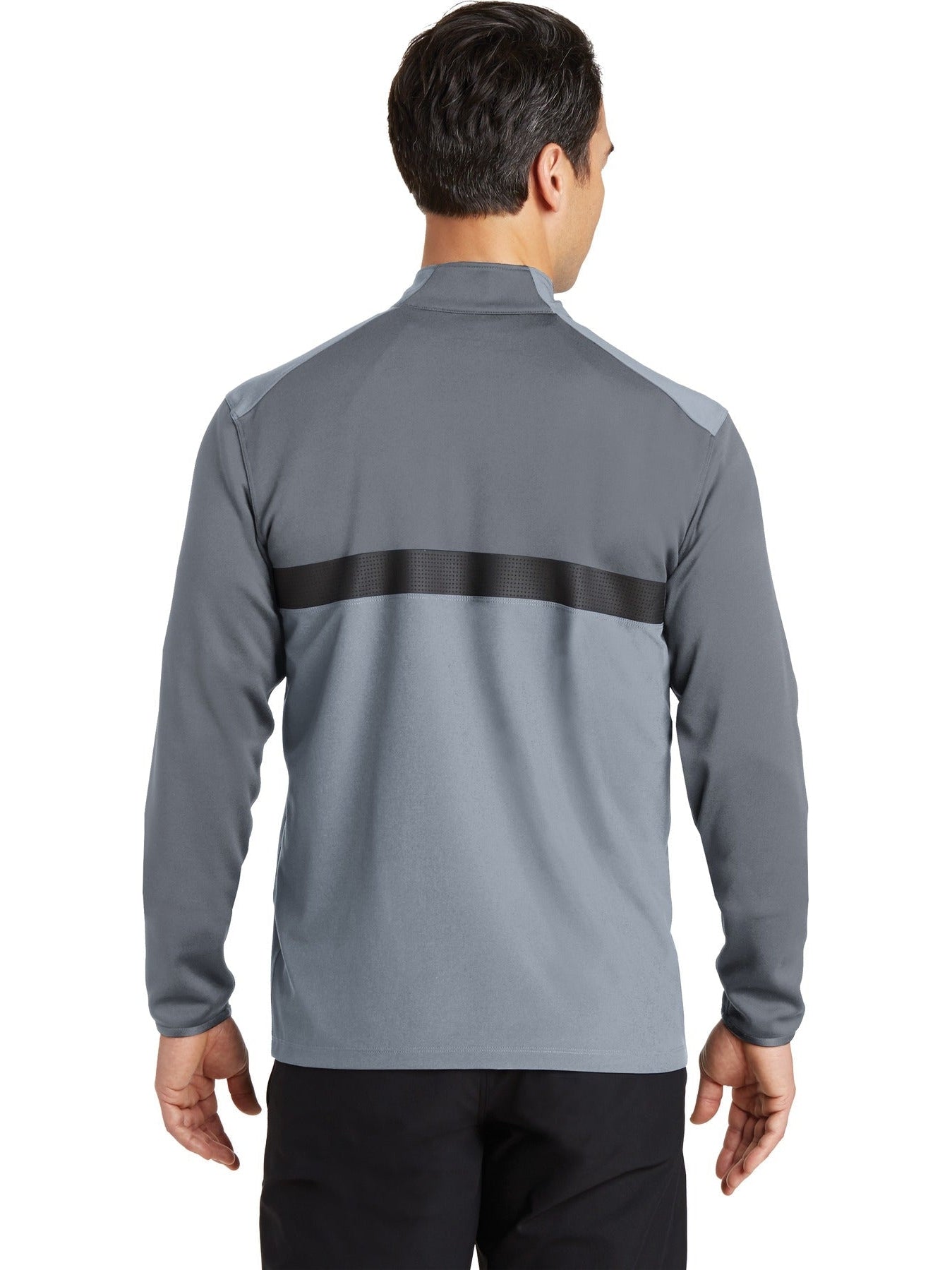 no-logo NIKE Dri-FIT Fabric Mix 1/2-Zip Cover-Up-Active-NIKE-Thread Logic