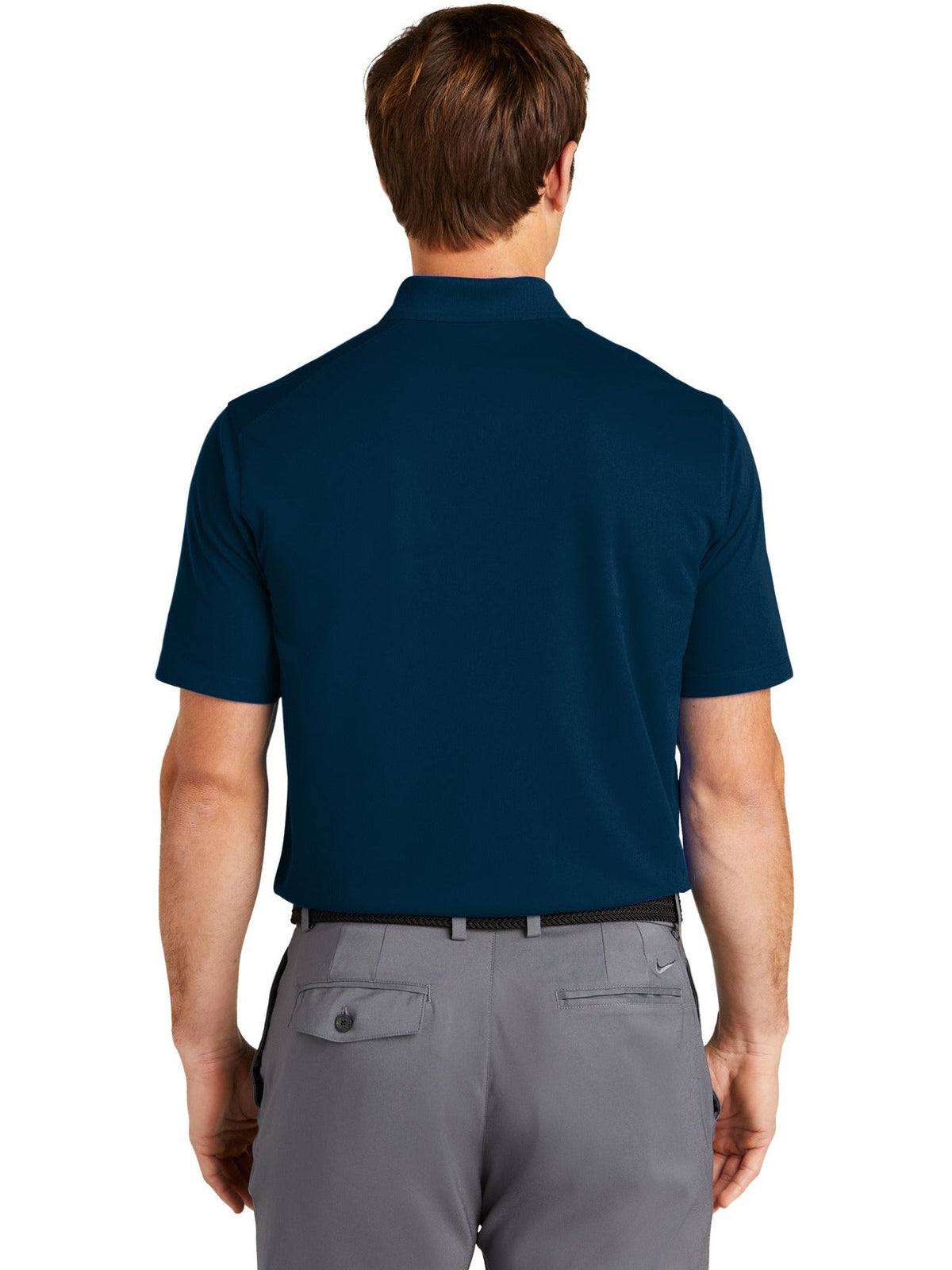 未使用/エヌハリ/POLO SHIRT/フェイクデニムnavy メンズ