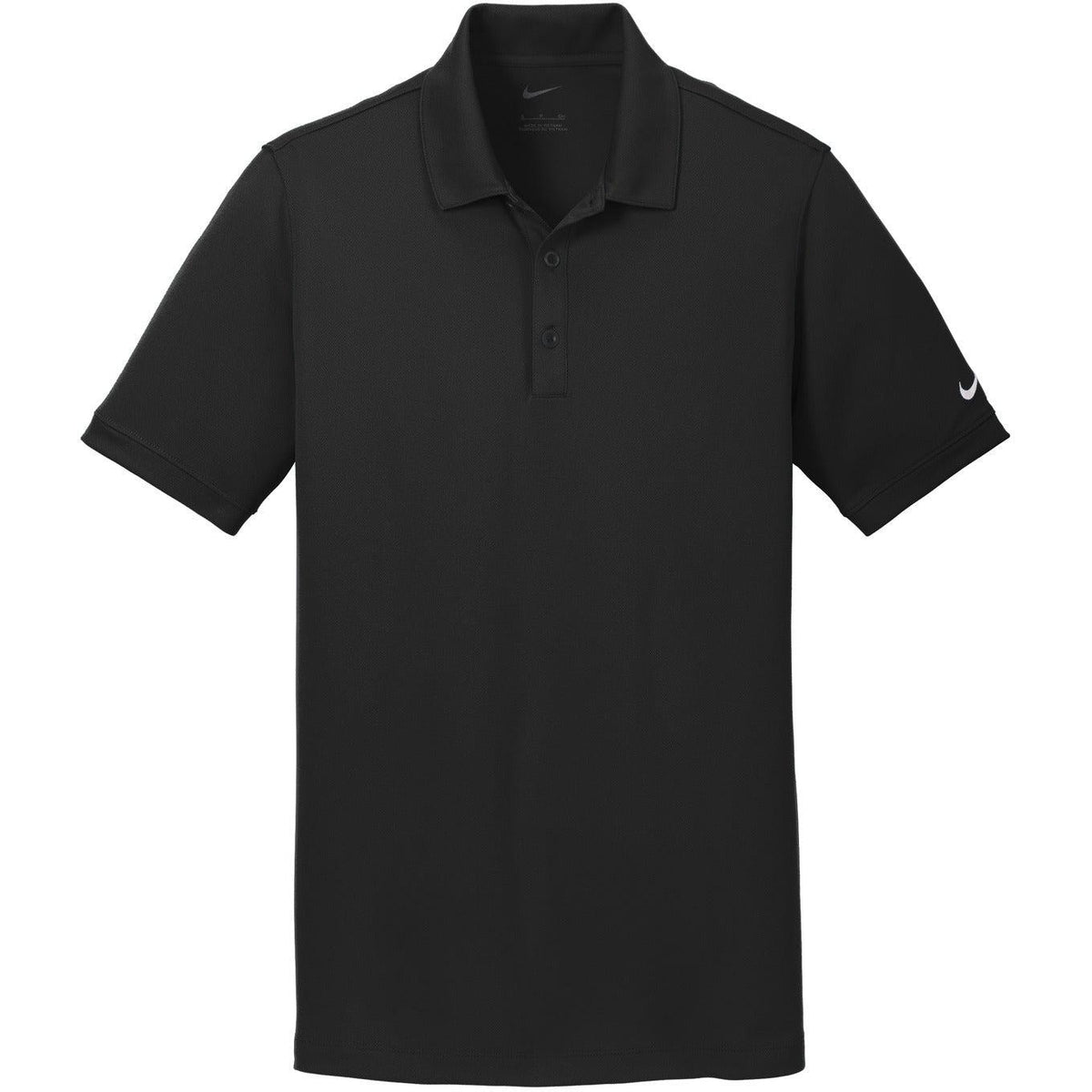 no-logo NIKE Dri-FIT Solid Icon Pique Modern Fit Polo-Regular-Nike-Black-XS-Thread Logic