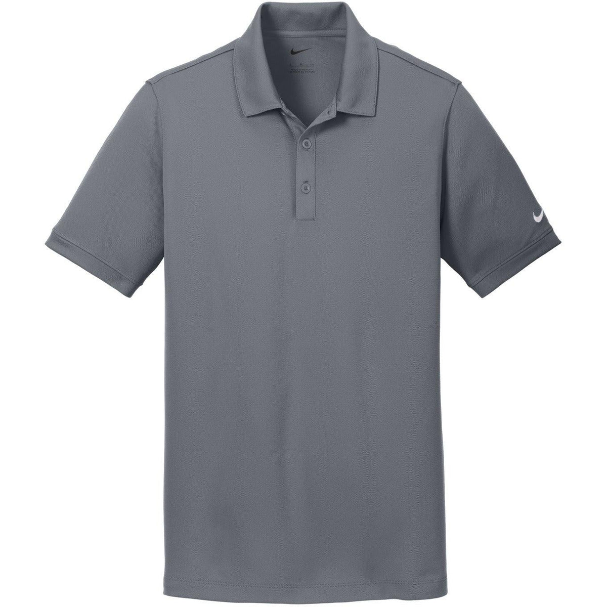 no-logo NIKE Dri-FIT Solid Icon Pique Modern Fit Polo-Regular-Nike-Dark Grey-XS-Thread Logic