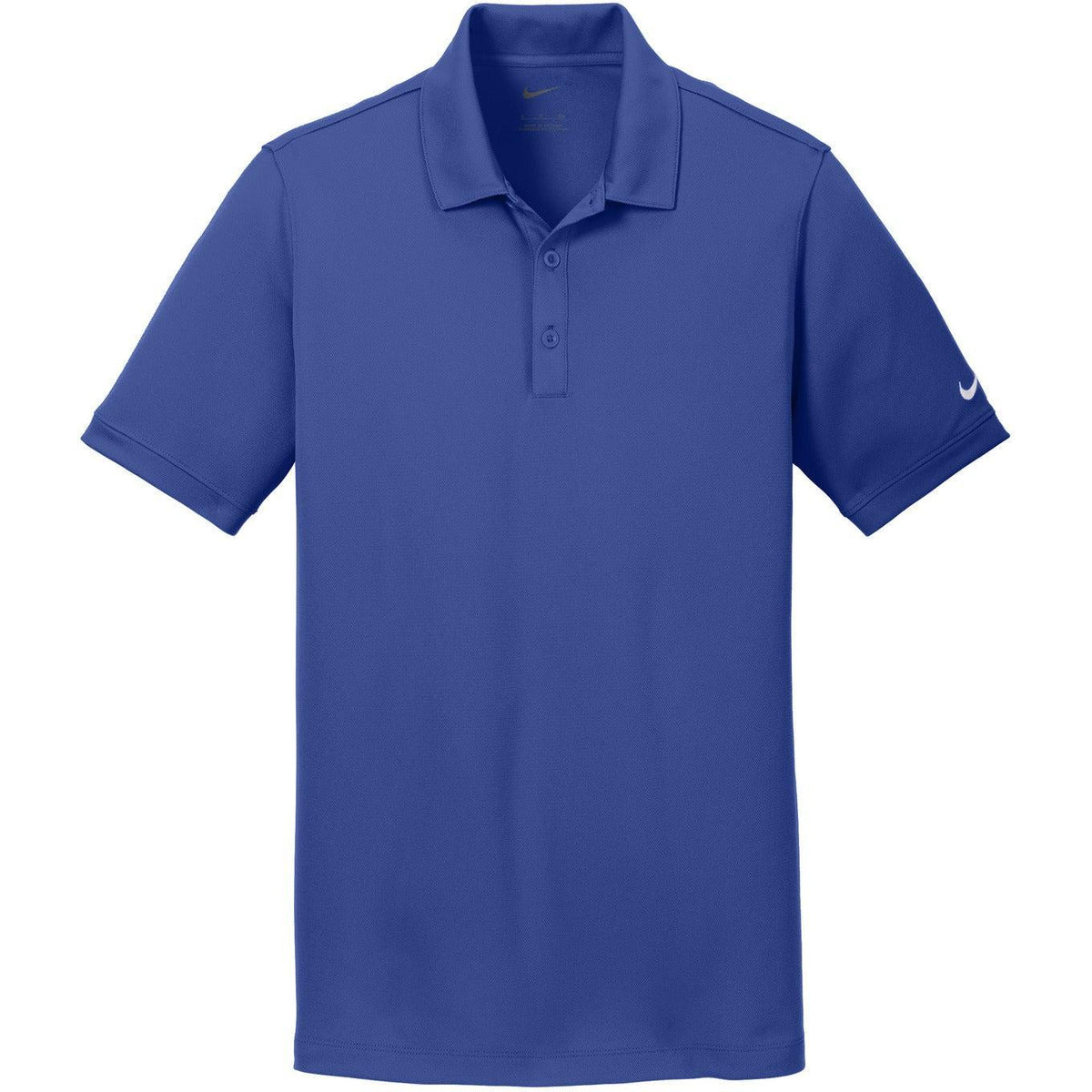 no-logo NIKE Dri-FIT Solid Icon Pique Modern Fit Polo-Regular-Nike-Deep Royal Blue-XS-Thread Logic